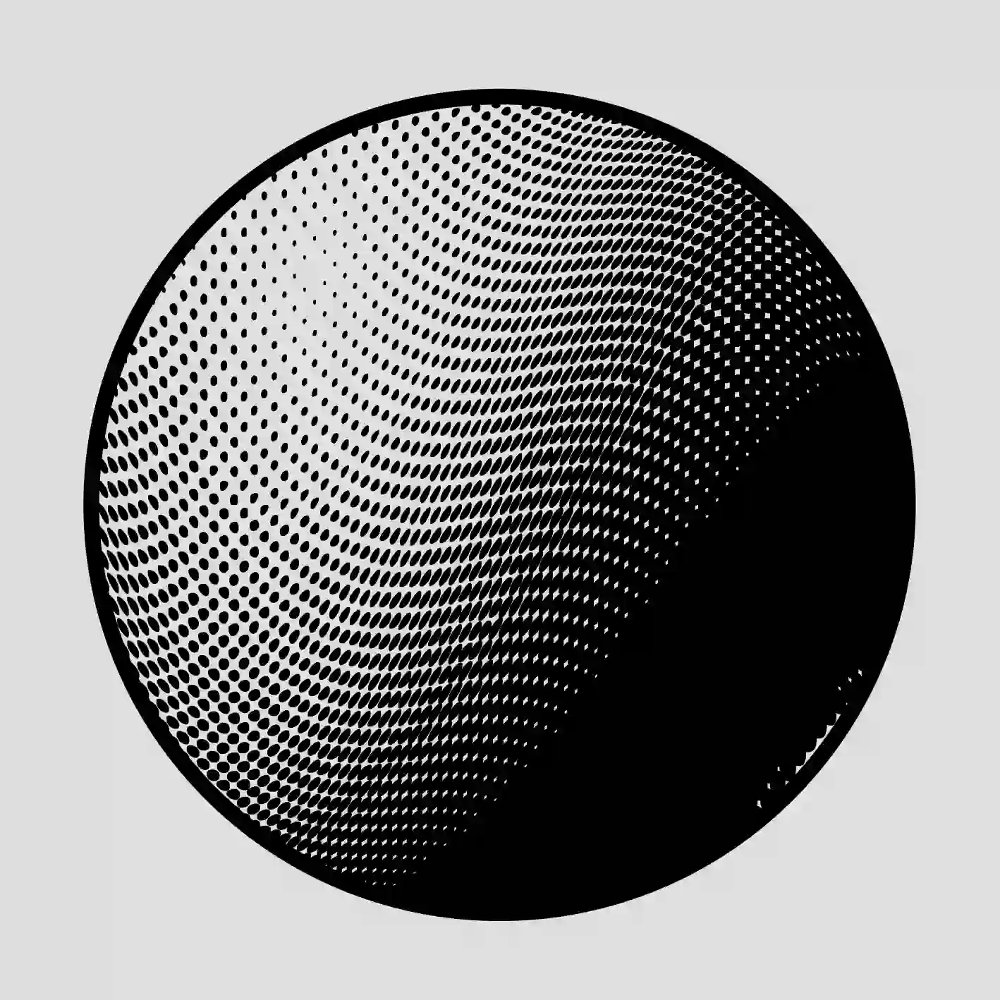 Halftone Ball - slide 1