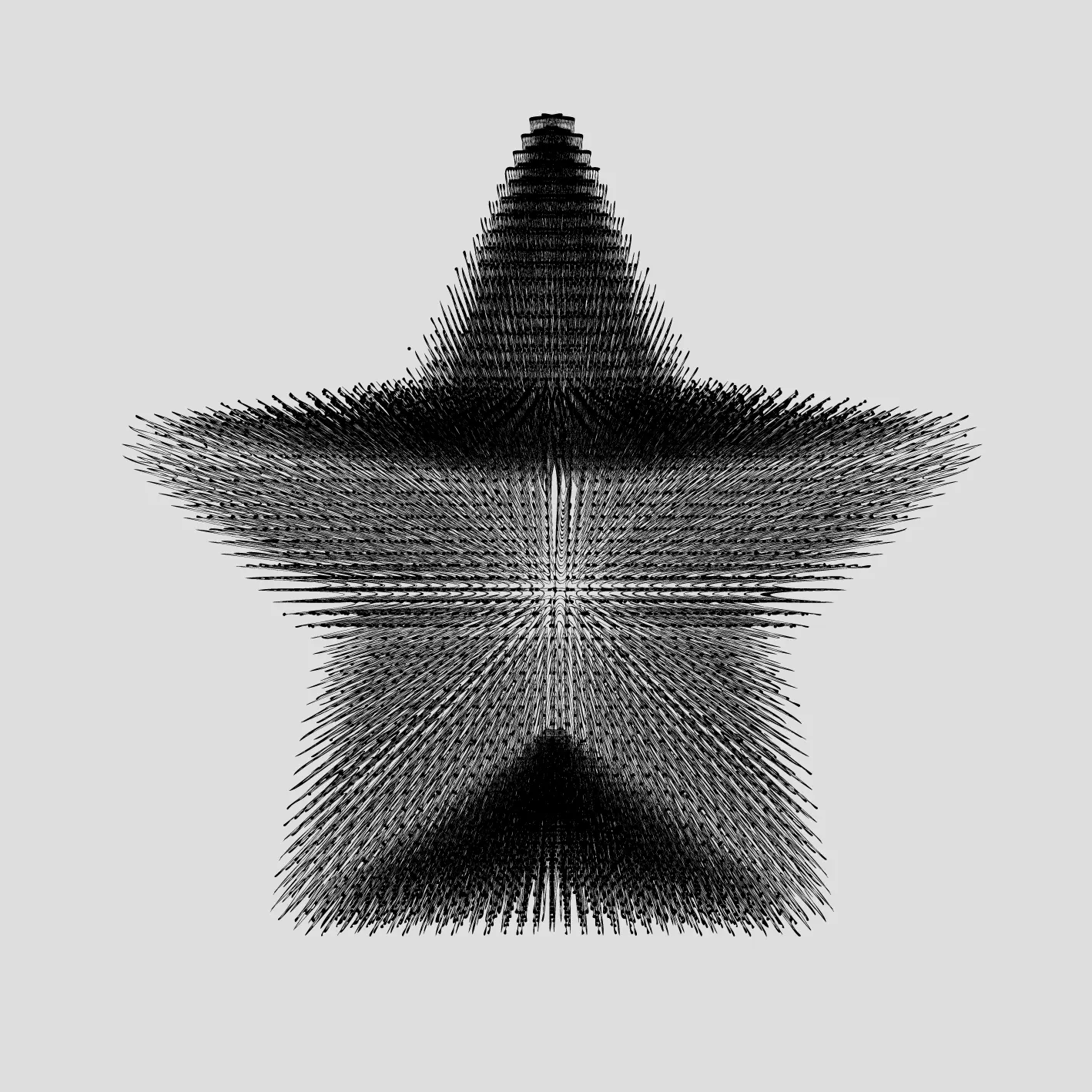 Preview our premium vector: Distorted Star Wave