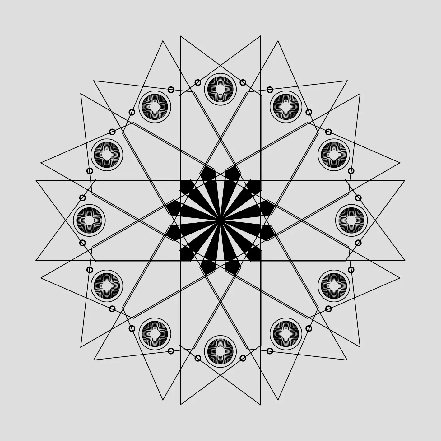 Preview our premium vector: minimal mandala