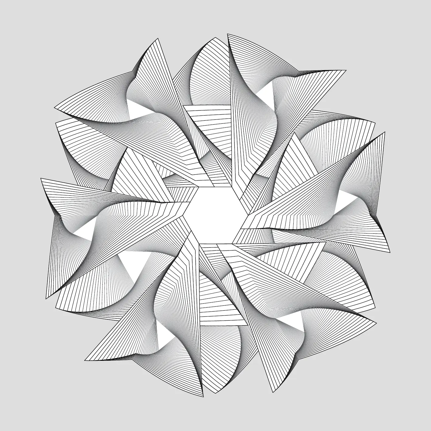 Preview our premium vector: folded recatngular flower