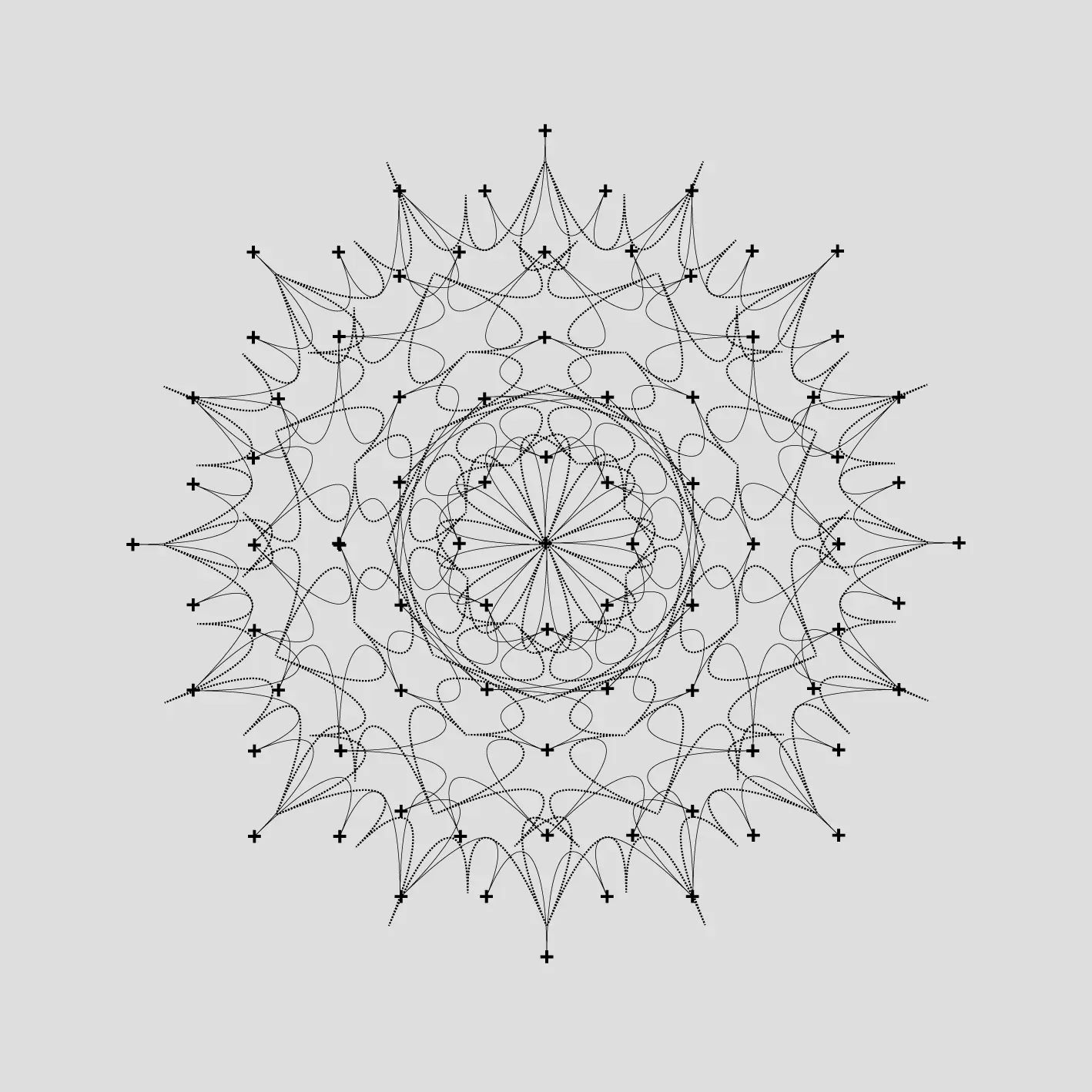 Preview our premium vector: Digital Mandala