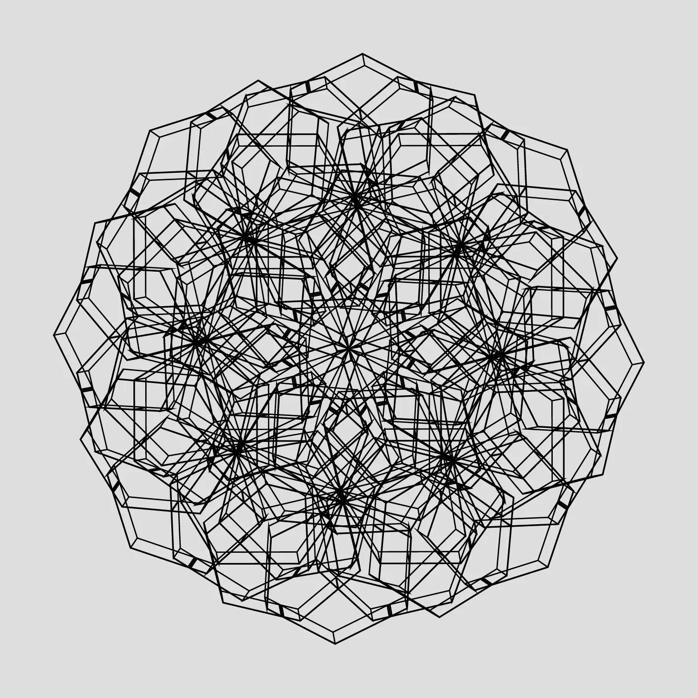 Preview our premium vector: crystal structure outline