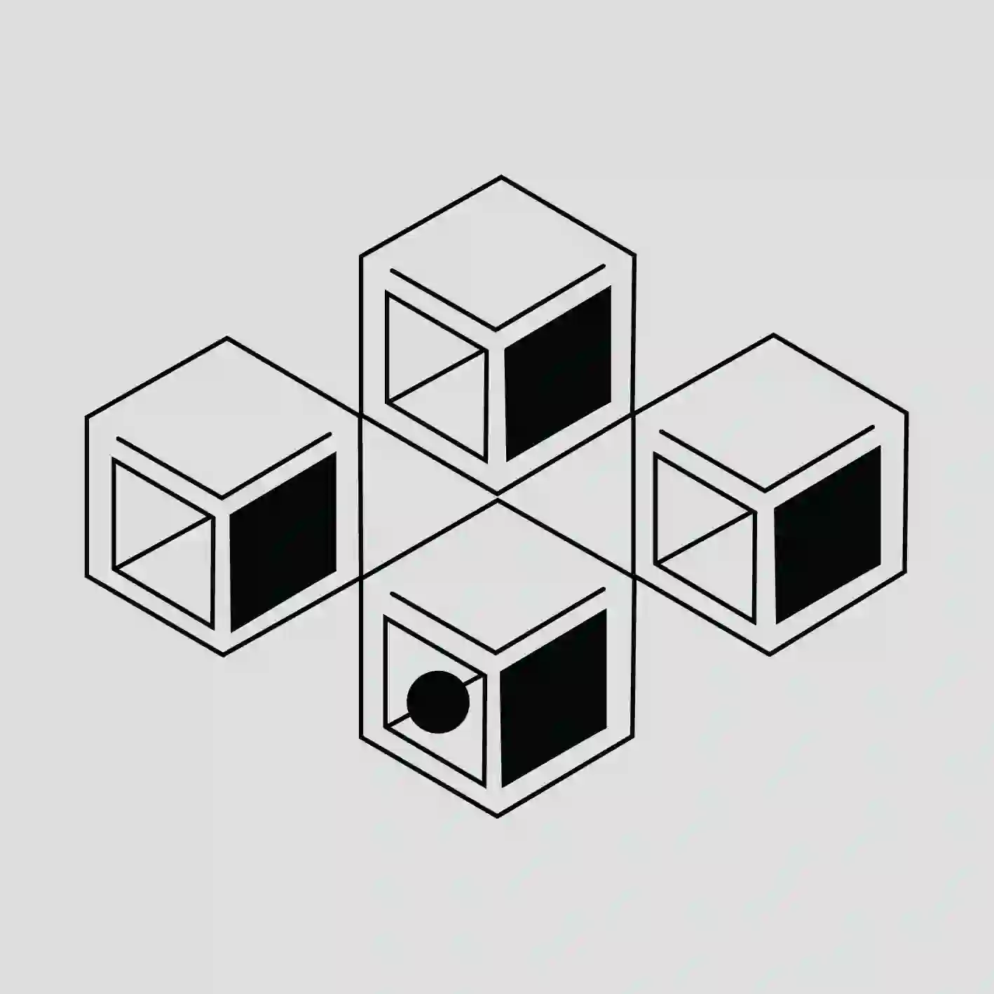 Isometric Plain Cube - slide 1