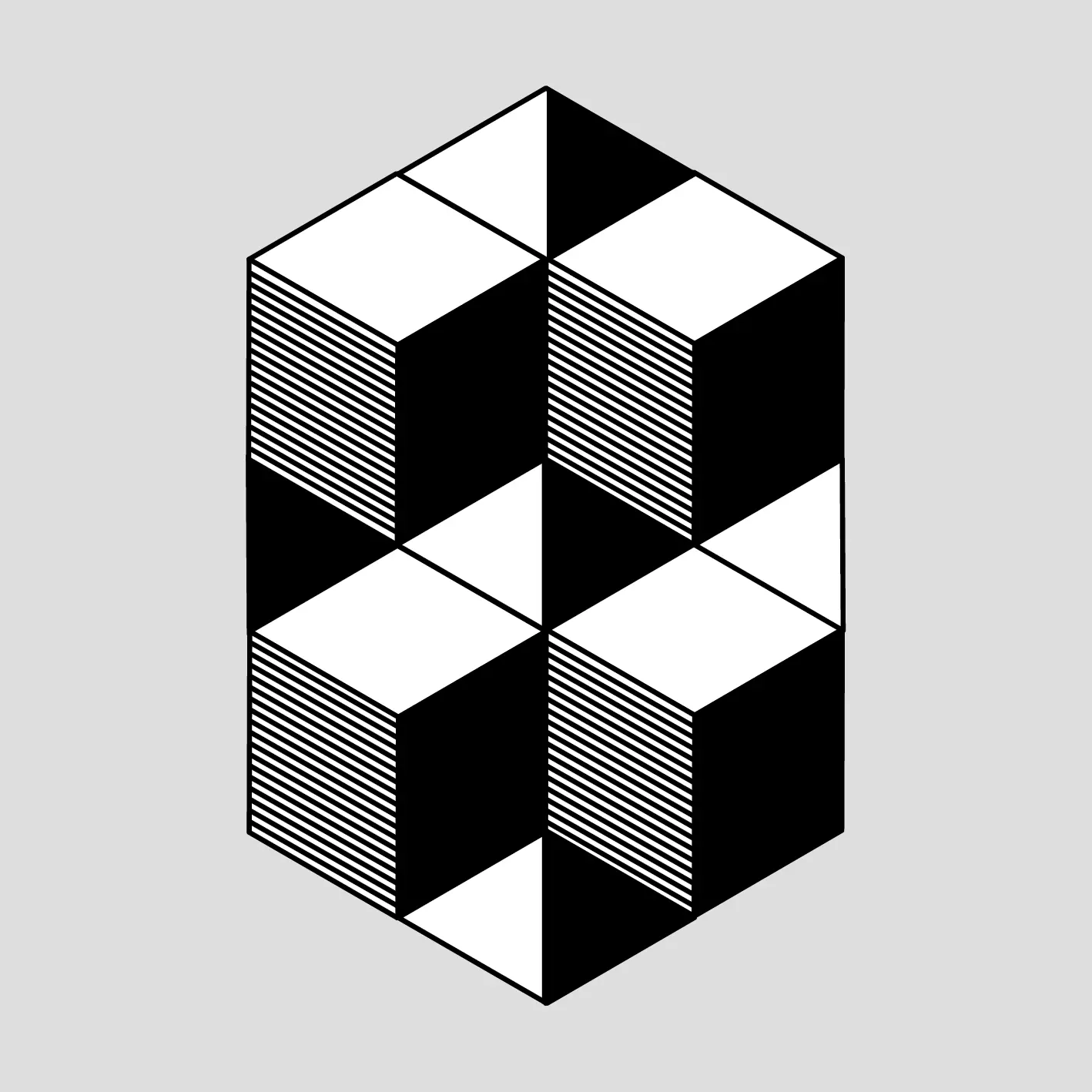 Preview our premium vector: Isometric Square Lines