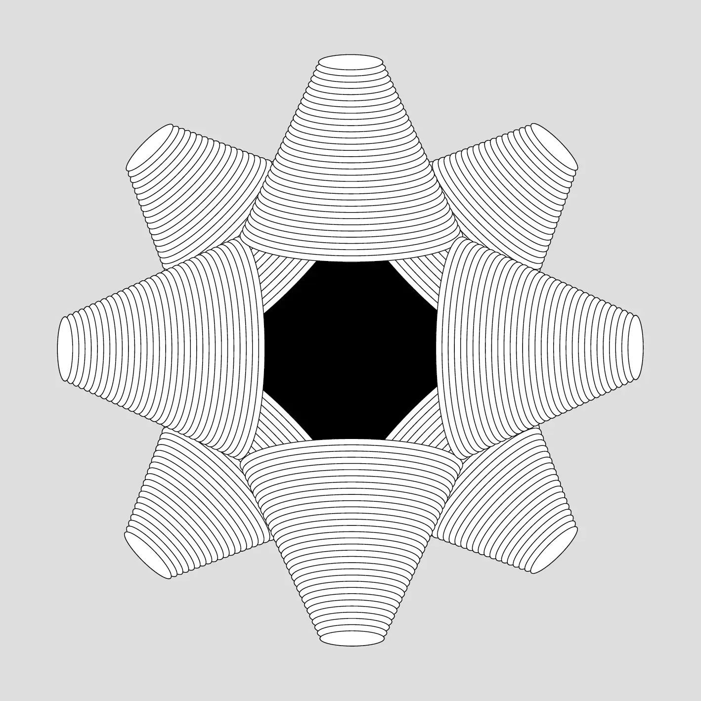 Preview our premium vector: Cone Star Object