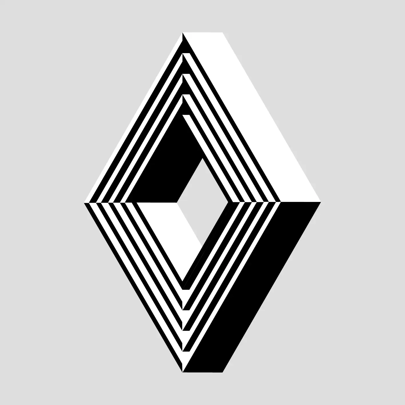 Preview our premium vector: Diamond Isometry