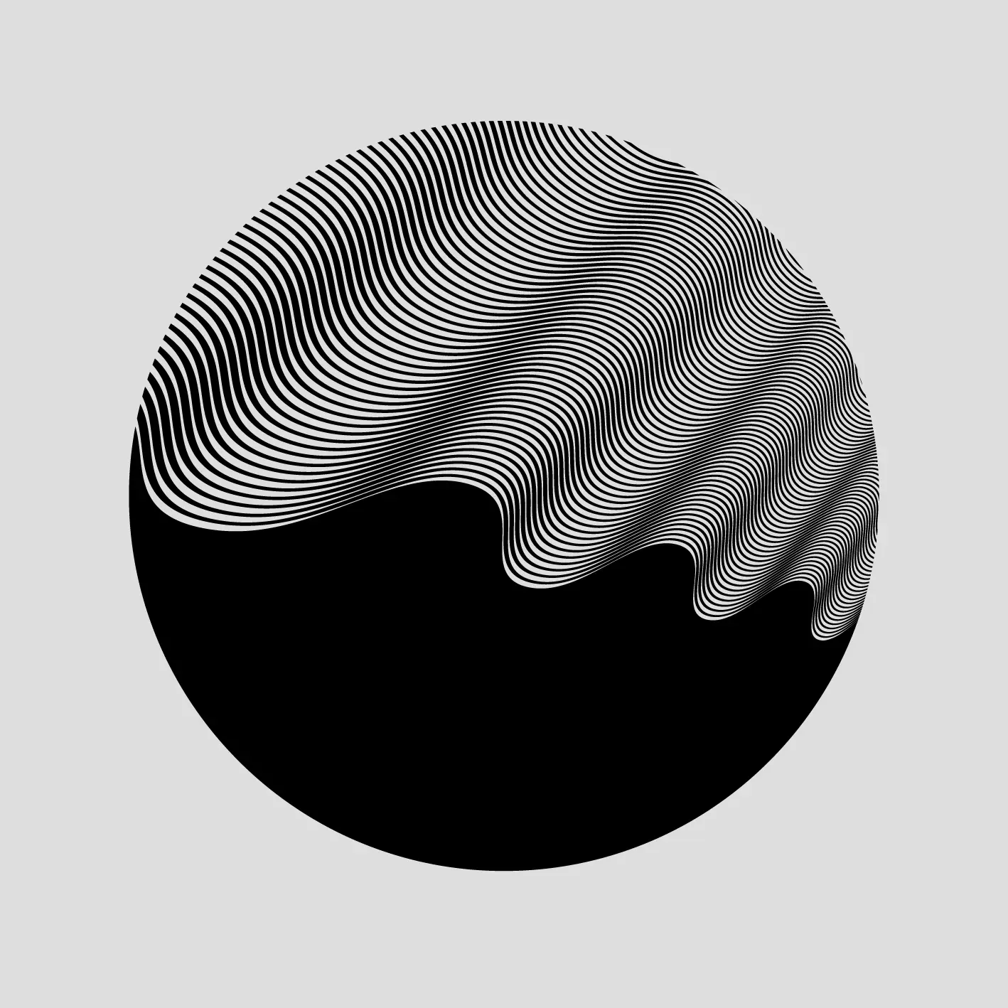 Preview our premium vector: Dark Waves